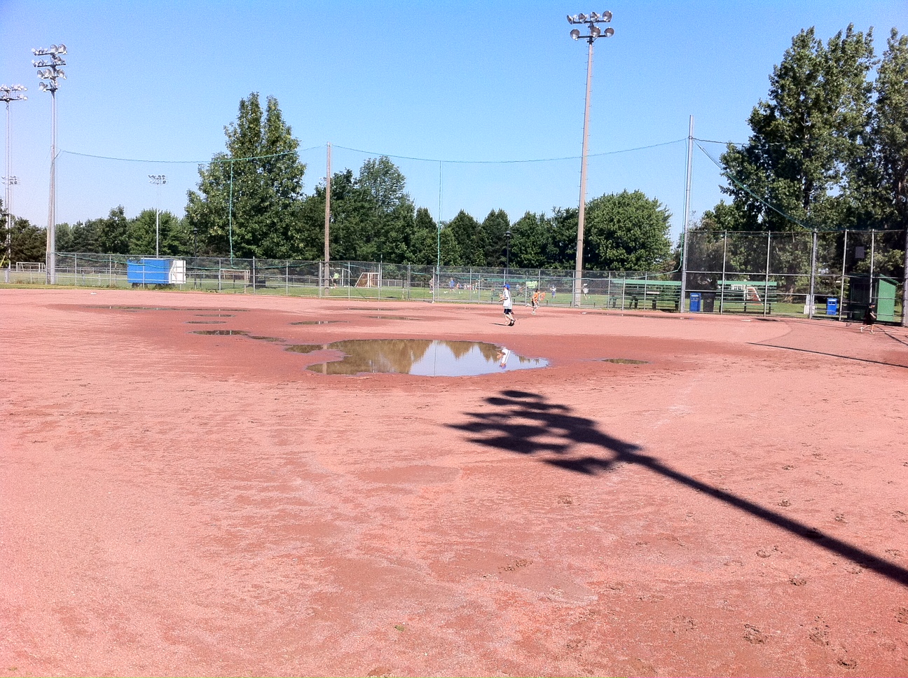 Problématique de drainage sur un terrain sportif